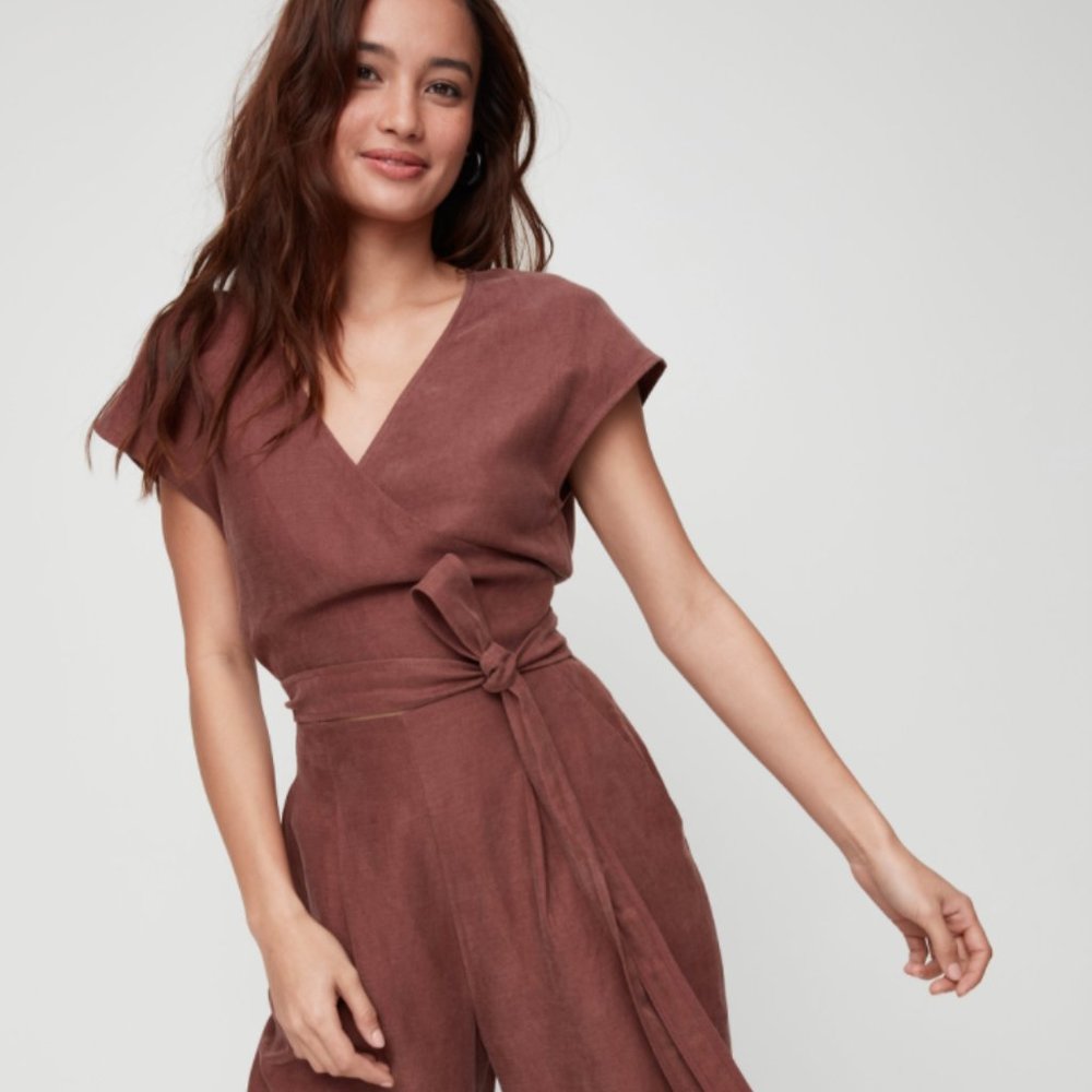 Aritzia Wilfred Brax Jumpsuit